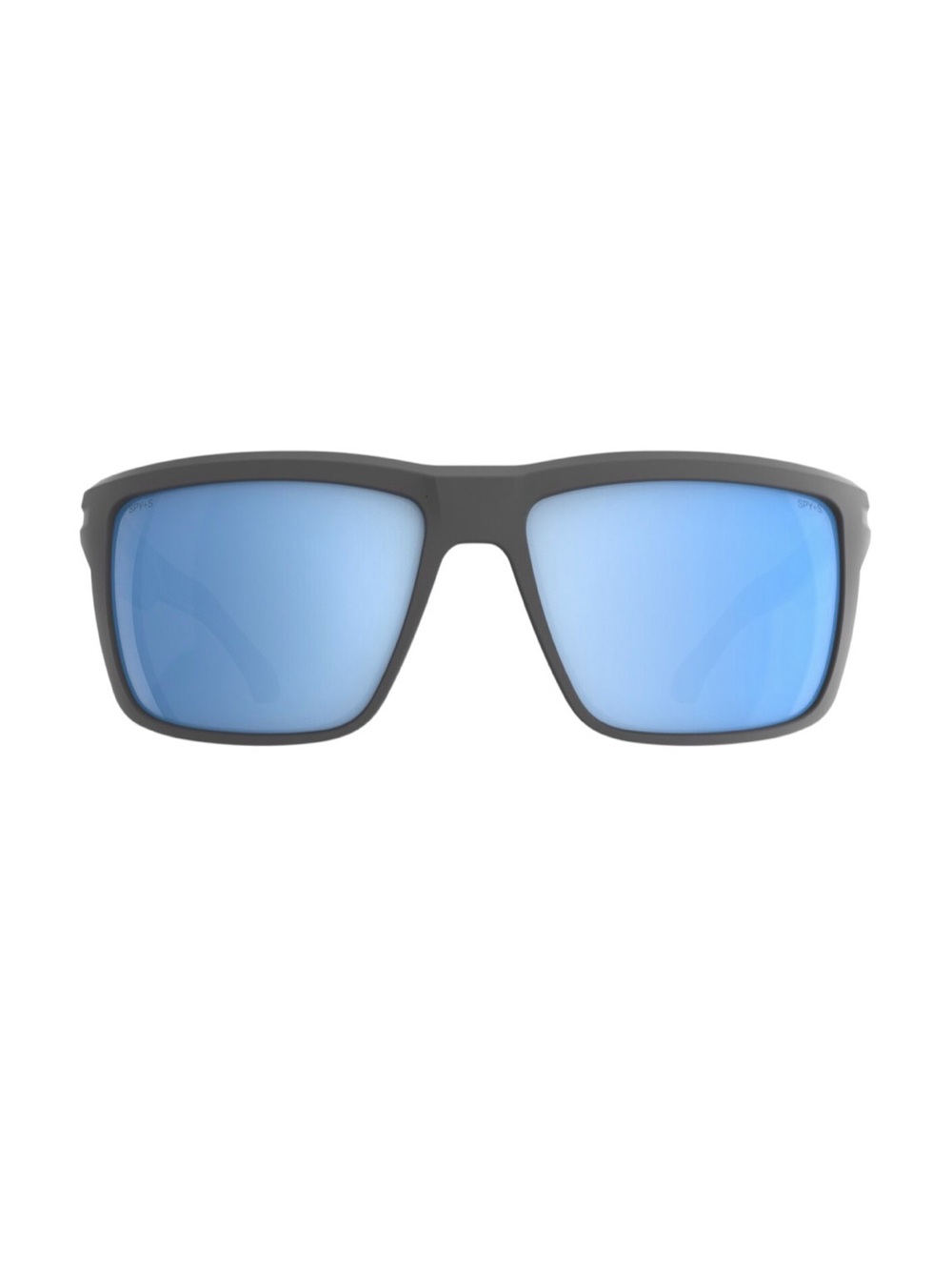 SPY OVERHAUL XL ANSI MATTE GRAY - HAPPY BOOST ICE BLUE MIRROR POLARIZED